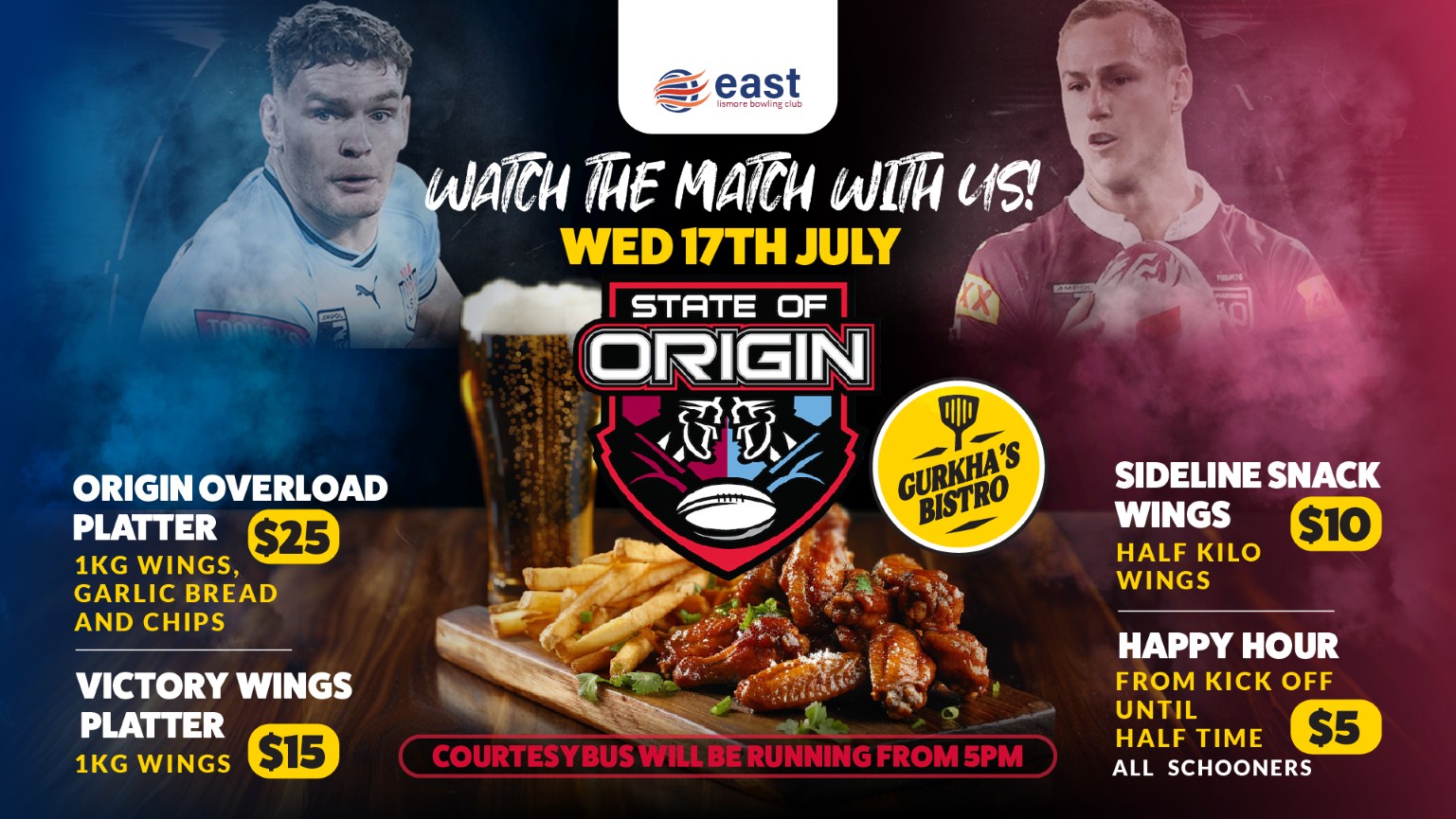 State of Origin promo for The Easty