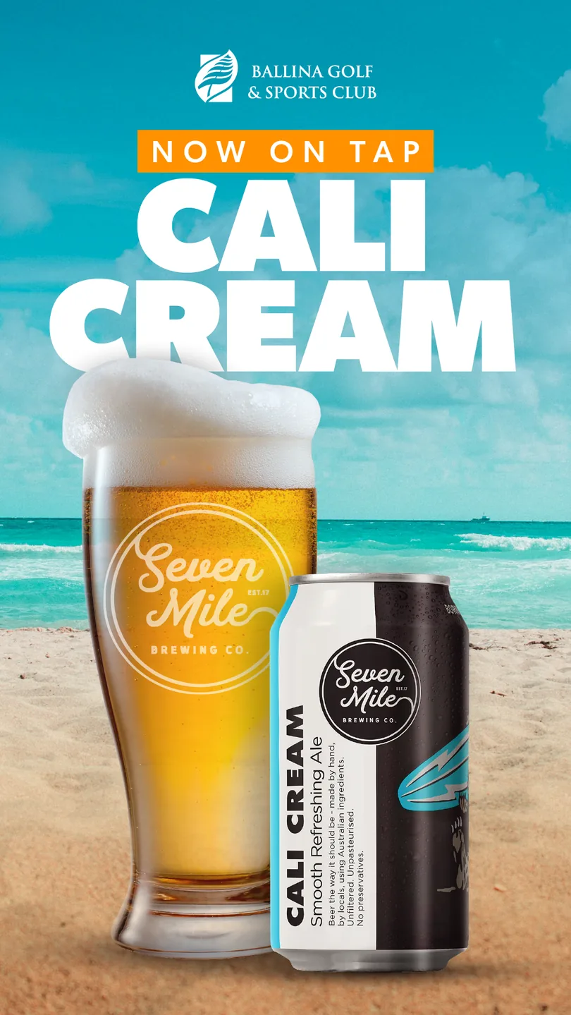 Cali Cream now on tap in-venue portrait screen artwork