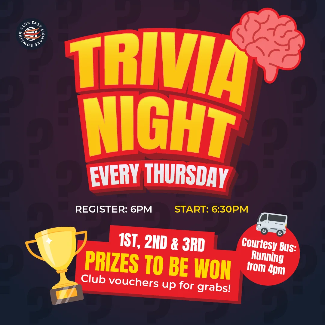 Trivia Night every Thursday artwork